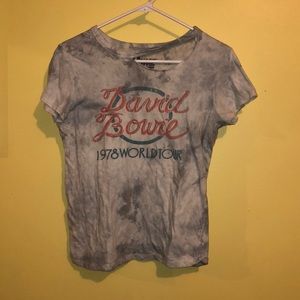 David Bowie ripped T-shirt